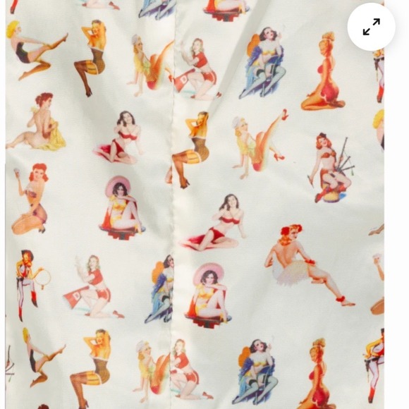 Top Gun Official Womens Brown Faux Leather Bomber Jacket Nwot sz M Fully Lined - Picture 5 of 14